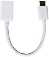 KS-IS Кабель USB-Cm на USB*2.0-Af с поддержкой OTG KS-297 - 0.1 метра, белый