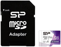 Карта памяти Silicon Power Micro SDXC SP128GBSTXDU3V20AB 128GB Superior Pro