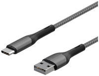 Кабель InterStep USB2.0 0,2м, Dark Grey (IS-DC-TPCUSNYSG-020B210) (72482)