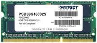 Patriot Memory Оперативная память Patriot 8Gb DDR-III 1600MHz SO-DIMM (PSD38G16002S) Signature Line