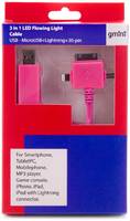 Кабель Gmini GM-MEL400FLPB 30-pin 1м Pink