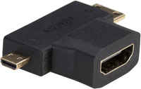 Переходник SmartBuy HDMI F-miniHDMI M-microHDMI M