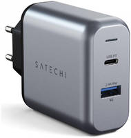 Сетевое зарядное устройство Satechi Travel Charger, 1 USB/1 USB Type-C, 2,4 A,