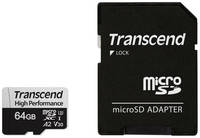 Карта памяти Transcend Micro SDXC High Performance 64GB 330S