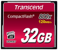 Карта памяти Transcend Compact Flash 32GB CF800 (TS32GCF800)