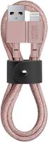 Кабель Native Union BELT USB to Lightning Cable (1,2 метра) розовый