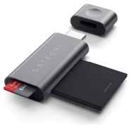 Устройство для чтения карт памяти Satechi Aluminum Type C Micro/SD Card Reader
