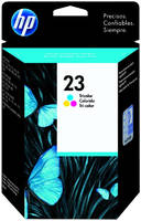 Картридж для струйного принтера HP 23 (C1823D) цветной, оригинал