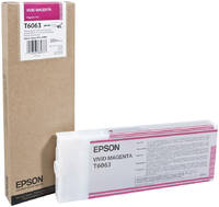 Картридж для струйного принтера Epson T6063 (C13T606300) пурпурный, оригинал