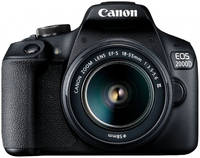 Фотоаппарат зеркальный Canon EOS 2000D 18-55mm III Black EOS 2000D 18-55mm III Kit