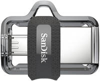 Флешка SanDisk Ultra Dual Drive 16ГБ Black (SDDD3-016G-G46)