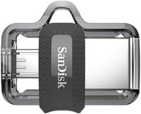 Флешка SanDisk Ultra Dual Drive 32ГБ Black (SDDD3-032G-G46)