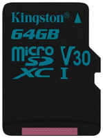 Карта памяти Kingston Micro SDHC SP Canvas Go 64GB SDCG2 / 64GBSP (SDCG2/64GBSP)