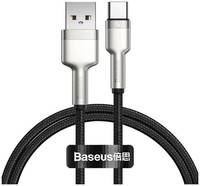 Кабель Baseus Cafule Series Metal USB / USB-C 40W 1m Black (CATJK-A01) Cafule Series Metal CATJK-A01 USB / USB-C 40W 1m