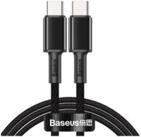 Кабель Baseus High Density Braided Fast Charging USB-C 1m Black (CATGD-01)