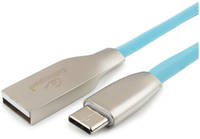 Кабель Cablexpert USB Type-C CC-G-USBC01Bl-1M