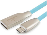 Кабель Cablexpert Micro USB CC-G-mUSB01Bl-1M
