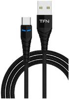 Кабель TFN Knight, USB A(m), USB Type-C (m), 1м, черный tfn-cknusbcusb1mbk