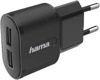 Сетевое зарядное устройство Hama H-183227, 2xUSB, 2,4 A