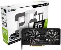 Видеокарта Palit NVIDIA GeForce RTX 3060 Ti DUAL OC V1 (LHR) (NE6306TS19P2-190AD V1)