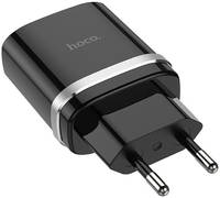 Сетевое зарядное устройство Hoco C12Q, 1xUSB, 3 A, black