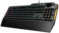 Проводная игровая клавиатура ASUS TUF Gaming K1 Black (90MP01X0-BKRA00)