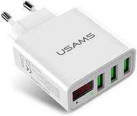 Сетевое зарядное устройство USAMS US-CC035, 3 USB, 3 A