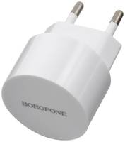 Сетевое зарядное устройство Borofone BA23A, 2xUSB, 2,4 A, white