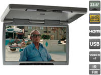 AVEL Потолочный монитор 23,6″ со встроенным Full HD медиаплеером AVS2230MPP (серый)