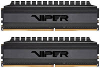 Patriot Memory Оперативная память Patriot Viper Blackout 32Gb DDR4 3600MHz (PVB432G360C8K) (2x16Gb KIT) Viper 4 Blackout