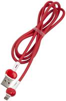RED LINE Кабель REDLINE Candy, Lightning (m), USB A(m), 1м, красный [ут000021989]