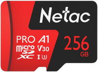 Карта памяти Netac P500 Extreme Pro microSD 256GB (NT02P500PRO-256G-S)