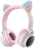 Беспроводные наушники Hoco W27 Cat Ear Pink (УТ000024690)