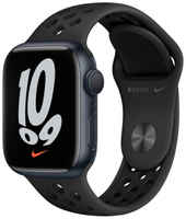 Смарт-часы Apple Watch Nike S7 GPS 41mm Midn.Al / Anthr / Black Sport Watch Nike Series 7 GPS 41mm Midn.Al / Anthr / Black Sport (MKN43RU/A)
