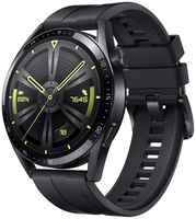 Смарт-часы Huawei GT 3 JPT-B19 Black SS  /  Black Fluoroelastomer (55026974)