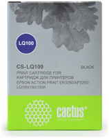 Картридж CACTUS CS-LQ100, черный  /  8мм, 1.6м ( CS-LQ100