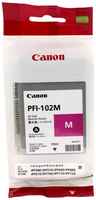 Картридж для плоттера Canon PFI-102M, пурпурный, оригинал (0897B001)