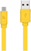 Кабель Hoco x5 microUSB 1м Yellow