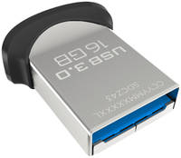 Флешка SanDisk Ultra Fit 16ГБ Black (SDCZ43-016G-GAM46)