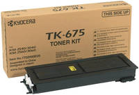 Картридж для лазерного принтера Kyocera TK-675, черный, оригинал