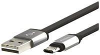 Кабель Partner USB 2,0 - microUSB, 1м, 2,4А, двухсторонний, плоский