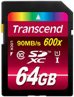 Карта памяти Transcend Card SDXC 64GB TS64GSDXC10U1