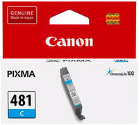 Картридж для струйного принтера Canon CLI-481 C голубой, оригинал
