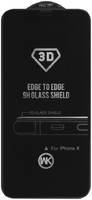 Защитное стекло для iPhone X WK Thunder Series 3D Curved Edge Tempered Glass (черное)