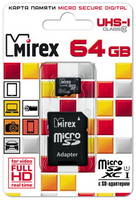 Карта памяти MIREX Micro SDХC 64GB 13613-AD10SD64