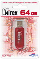 Флешка MIREX Elf 64ГБ Red (13600-FMURDE64)