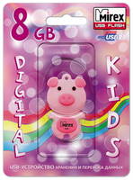 Флешка MIREX Pig 8ГБ Pink (13600-KIDPIP08)