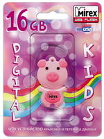 Флешка MIREX Pig 16ГБ Pink (13600-KIDPIP16)