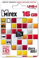 Карта памяти MIREX Micro SDHC 16GB 13612-MCSUHS16