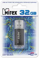 Флешка MIREX Unit 32ГБ Black (13600-FMUUND32)